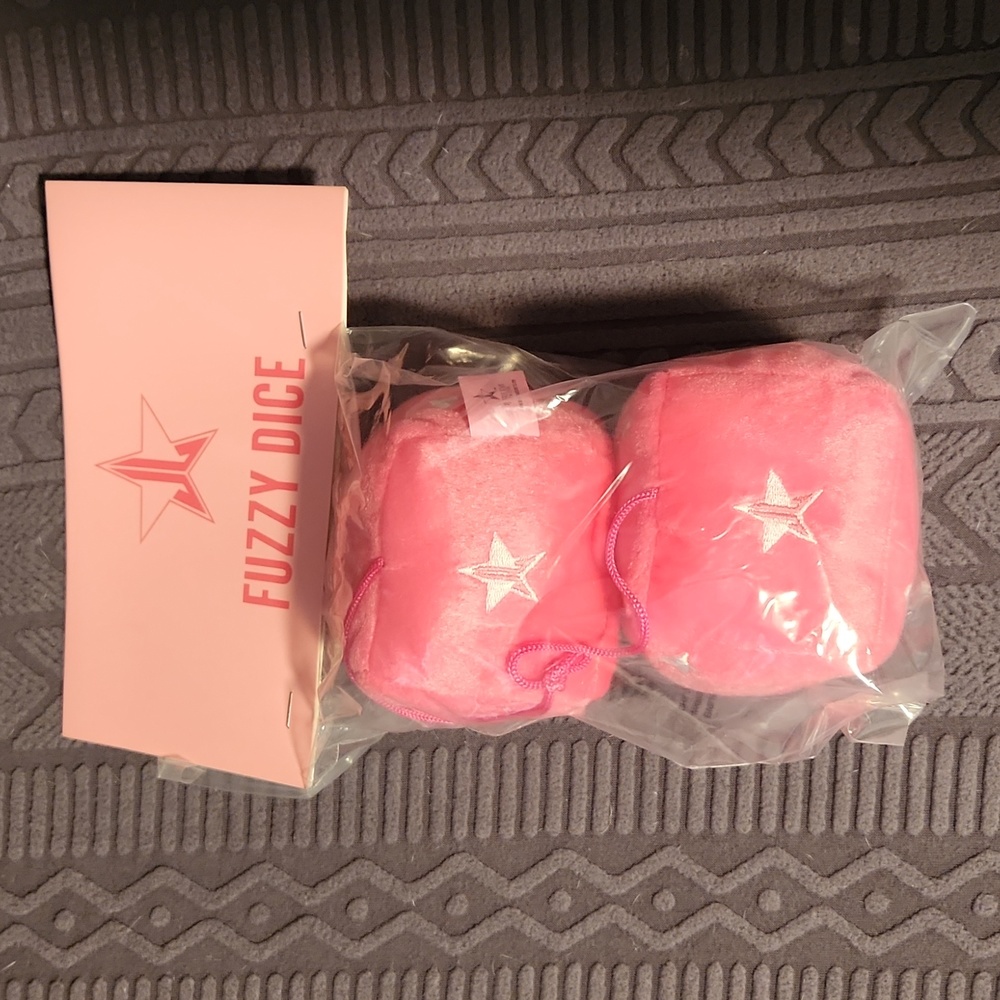 * Limited Release* Pink Jeffree Star Fuzzy Dice